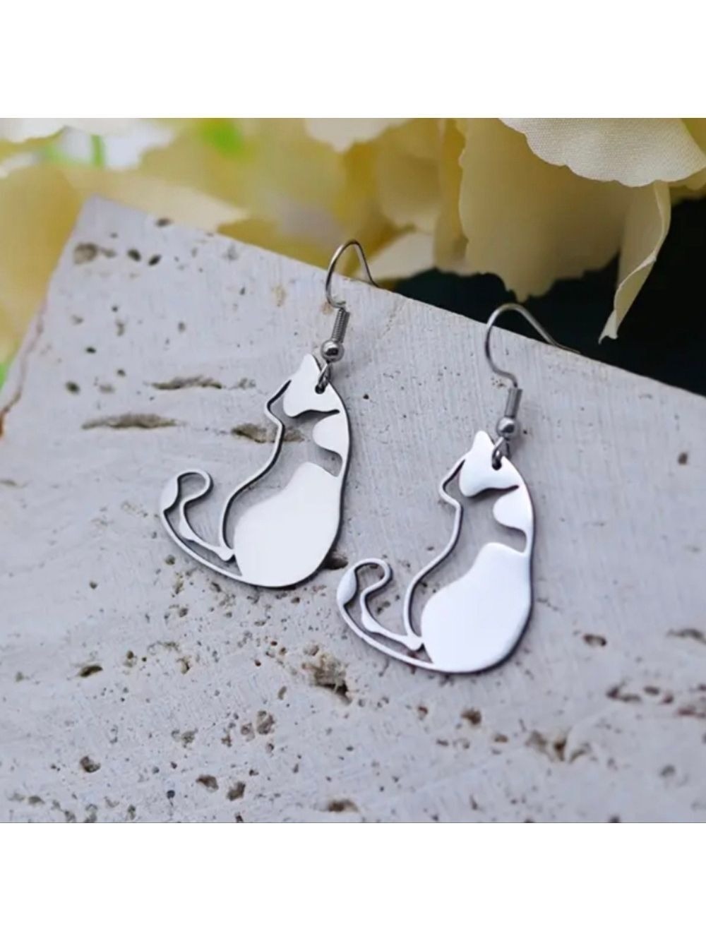 Earrings--Cat Fun dangle earrings
